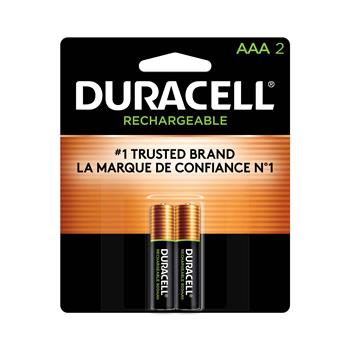 Duracell&#174; Rechargeable AAA NiMH Batteries, 2/PK