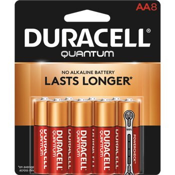 Duracell Quantum&#174; AA Alkaline Batteries, 8/PK