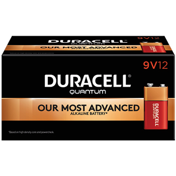 Duracell&#174; Quantum&#174; 9V Alkaline Batteries, 72/CT