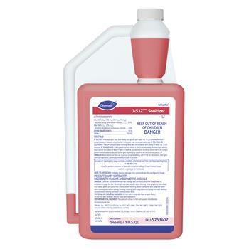 Diversey J-512 Sanitizer, 32 oz., 6/CT