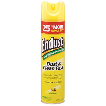 Diversey Endust Multi-Surface Dusting and Cleaning Spray, Lemon Zest