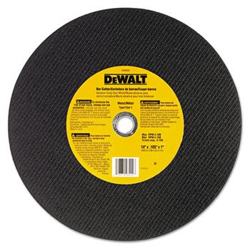 DeWalt Type 1 Cutting Wheel, 14in x 7/64in, 1in Arbor
