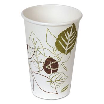 Dixie Hot Cups, 16 oz, Paper, Pathways, 50/Pack