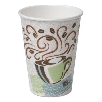 Dixie&#174; PerfecTouch&#174; Coffee Haze 12 oz. Insulated Paper Hot Cup, 160/PK