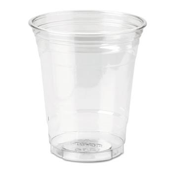 Dixie Clear Plastic PETE Cups, Cold, 12oz, WiseSize, 25/Pack, 20 Packs/Carton
