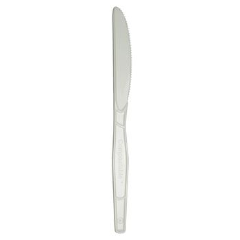 Dixie Ultra Smartstock&#174; Series-O Compostable Plastic Knife, Natural, 960/CT