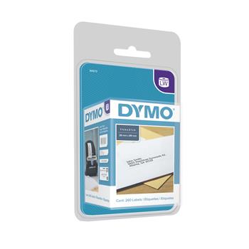 DYMO&#174; LabelWriter Address Labels, 1 1/8 x 3 1/2, White, 260 Labels/Roll, 2 Rolls/Pack
