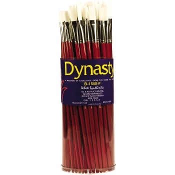Dynasty Finest White Synthetic  Flat, 60/ST