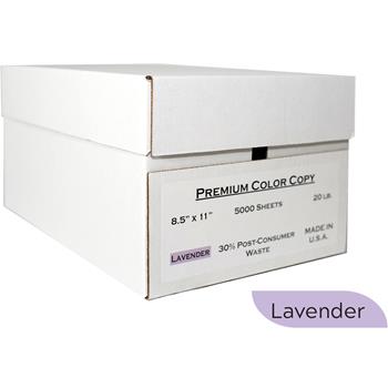 American Eagle Paper Colored Paper, 20 lb, 8.5&quot; x 11&quot;, Lavender, 500 Sheets/Ream, 10 Reams/Carton