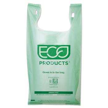 Eco-Products Large Compostable Shopper Bag - 10 Gallon, 50/PK, 10 PK/CT