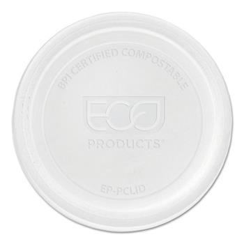 Eco-Products Renewable &amp; Compostable Portion Cup Lids - Universal, 100/PK, 20 PK/CT