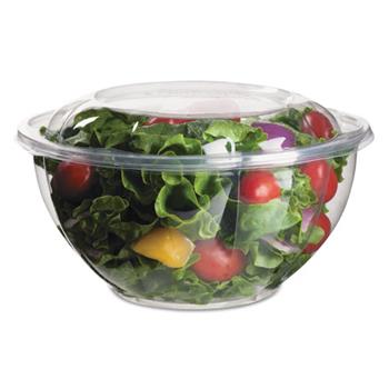 Eco-Products&#174; Renewable &amp; Compostable Salad Bowls w/ Lids - 32oz., 50/PK, 3 PK/CT