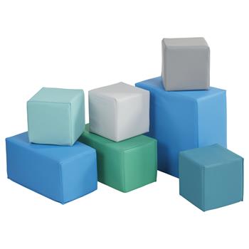 ECR4Kids Softzone&#174; 7-Piece Foam Big Blocks, Contemporary