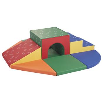 ECR4Kids&#174; Softzone&#174; Lincoln Tunnel Climber, 60&quot;L x 60&quot;W x 15&quot;H, Assorted