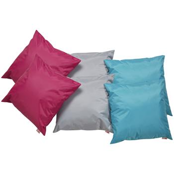 ECR4Kids&#174; 17&quot; Floor Pillows, Indoor/Outdoor, 6-Pack, Assorted