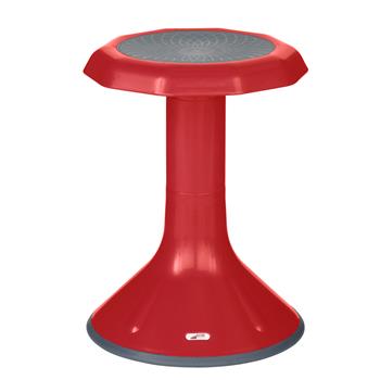 ECR4Kids 18&quot;H Ace Wobble Stool, Red