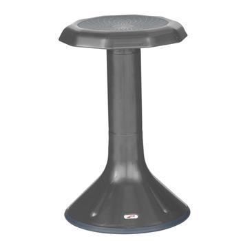 ECR4Kids 20&quot;H Ace Wobble Stool, Grey