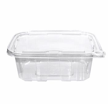 Eatery Essentials Tamper Evident Clamshell Container, Plastic, 32 oz, Clear, 200/Case