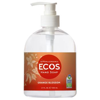Earth Friendly Products ECOS&#174; Hypoallergenic Hand Soap, Orange Blossum, 17 oz, 6/CS