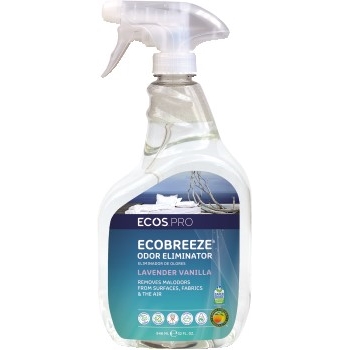 Earth Friendly Products ECOS&#174; PRO EcoBreeze&#174; Odor Eliminator Lavender Vanilla, 32 oz., 6/CT