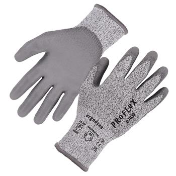 ergodyne Proflex 7030 PU Coated Cut-Resistant Gloves, ANSI A3, 13g, Small