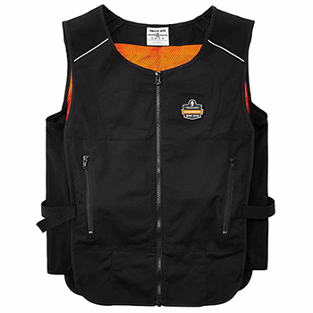 ergodyne Chill-Its&#174; 6255 S/M Black Lightweight Phase Change Cooling Vest