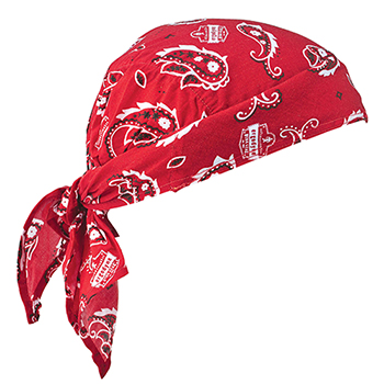 ergodyne Chill-Its&#174; 6710 Red Western Evaporative Cooling Triangle Hat