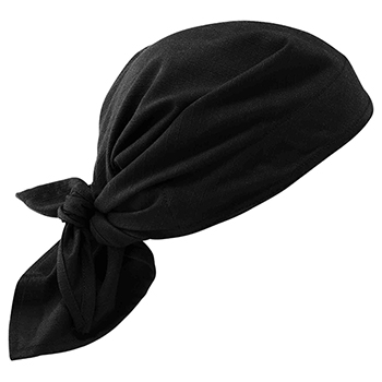 ergodyne Chill-Its&#174; 6710 Black Evaporative Cooling Triangle Hat