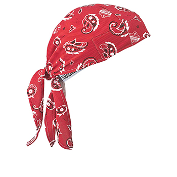 ergodyne Chill-Its&#174; 6615 Red Western High-Performance Dew Rag