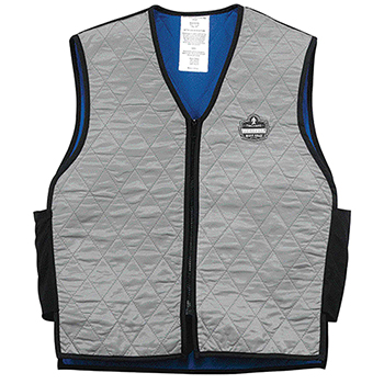 ergodyne Chill-Its&#174; 6665 M Gray Evaporative Cooling Vest