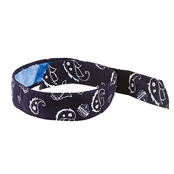 ergodyne Chill-Its&#174; 6705CT Navy Western Evap. Cooling Bandana w/CT - H &amp; L