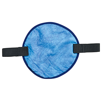 ergodyne Chill-Its&#174; 6715CT Blue Evaporative Hard Hat Pad w/ Cooling Towel