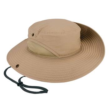 ergodyne Chill-Its&#174; 8936 S/M Khaki Lightweight Ranger Hat with Mesh Paneling