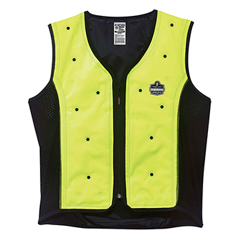 ergodyne Chill-Its&#174; 6685 L Lime Premium Dry Evaporative Cooling Vest