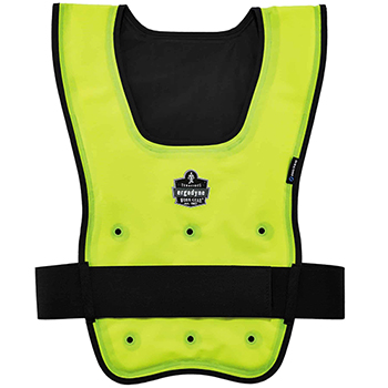 ergodyne Chill-Its&#174; 6687 S/M Lime Economy Dry Evaporative Cooling Vest