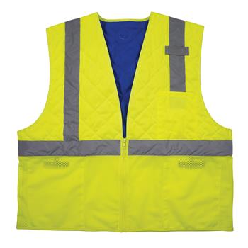 ergodyne Chill-Its 6668 S Hi-Vis Safety Cooling Vest, Type R, Class 2