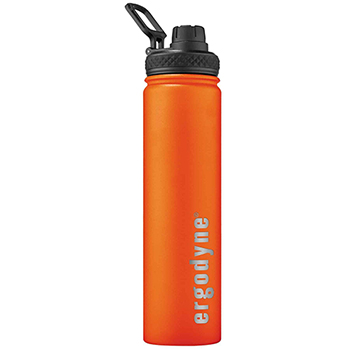 ergodyne Chill-Its&#174; 5152 750 ml Orange Insulated Stainless Steel Water Bottle
