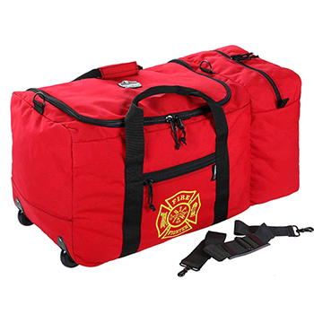 ergodyne Arsenal&#174; 5005W Red Wheeled Fire &amp; Rescue Gear Bag