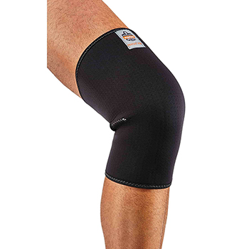 ergodyne ProFlex&#174; 600 M Black Single Layer Neoprene Knee Sleeve