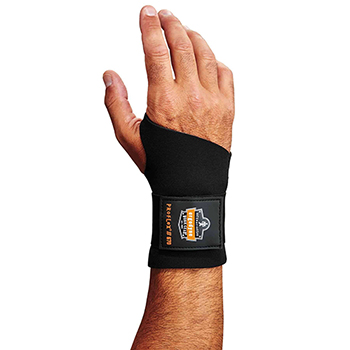 ergodyne ProFlex&#174; 670 XL Black Ambidextrous Single Strap Wrist Support