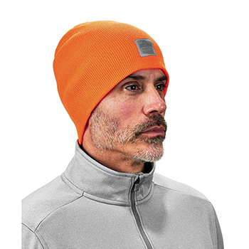 ergodyne N-Ferno&#174; 6812 Orange Ribbed Knit Beanie