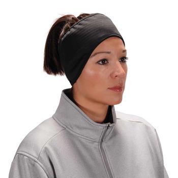 ergodyne N-Ferno 6887 2-Layer Winter Headband, Fleece, Spandex, Black