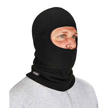 ergodyne N-Ferno&#174; 6893Z Black Balaclava with Zipper for Bump Cap Insert