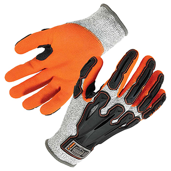 ergodyne ProFlex&#174; 922CR S Gray Nitrile-Coated Cut Resistant Gloves - DIR