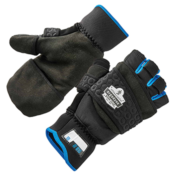 ergodyne ProFlex&#174; 816 M Black Thermal Flip-Top Gloves