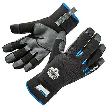 ergodyne ProFlex&#174; 817WP S Black Reinforced Thermal Waterproof Winter Work Gloves