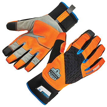 ergodyne ProFlex&#174; 818WP L Orange Performance Thermal Waterproof Winter Work Gloves