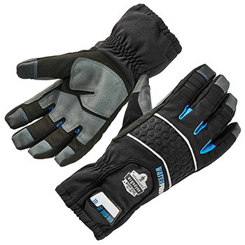 ergodyne ProFlex&#174; 819WP XL Black Extreme Thermal Waterproof Winter Work Gloves