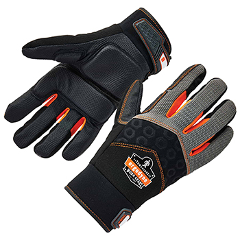 ergodyne ProFlex&#174; 9001 M Black Full-Finger Impact Gloves