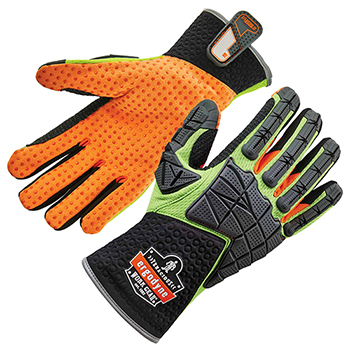 ergodyne ProFlex&#174; 925F(x) S Lime Standard Dorsal Impact-Reducing Gloves